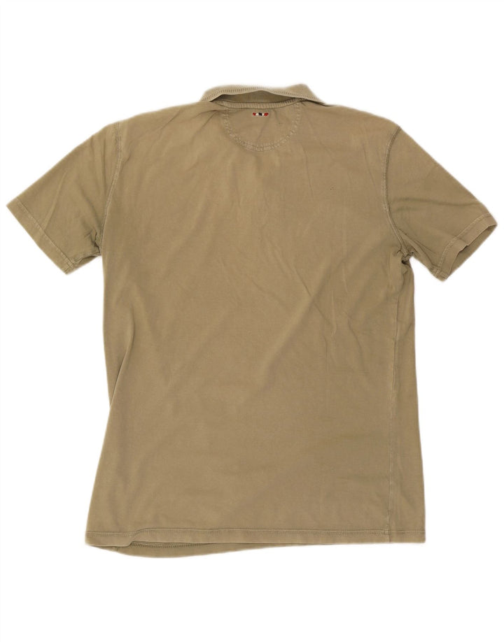 Napapijri Mens Polo Shirt Medium Green