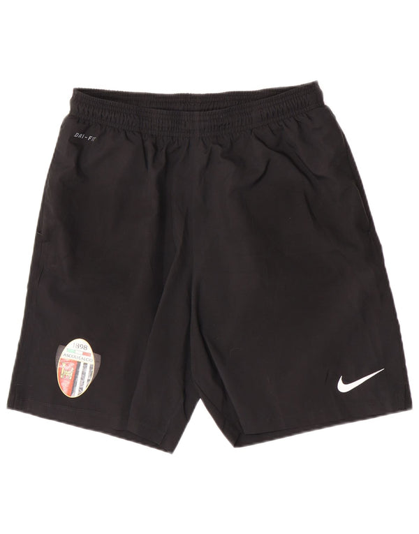 Nike Mens  Ascoli Calcio 1898 Sport Shorts Large Black Polyester