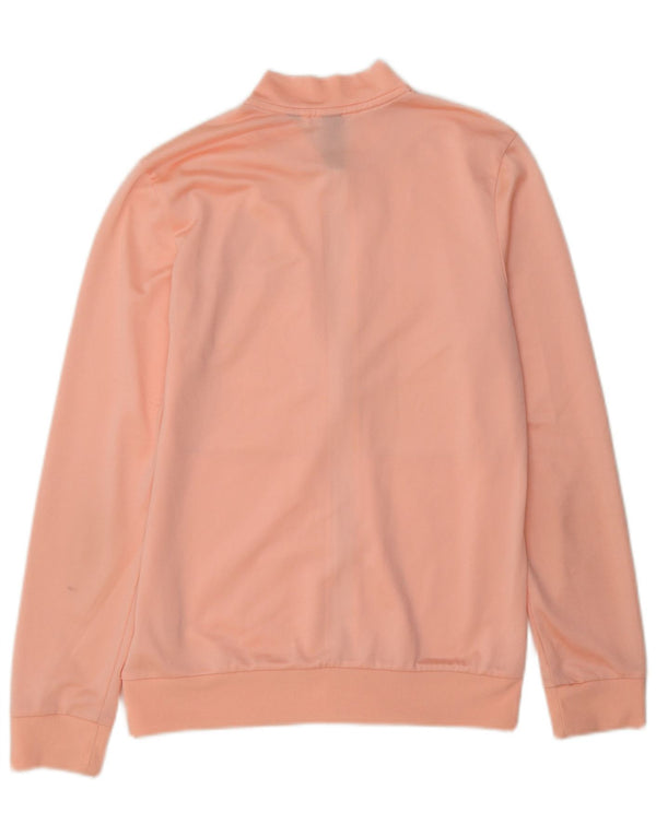 Adidas Womens Graphic Tracksuit Top Jacket UK 12 Medium Pink
