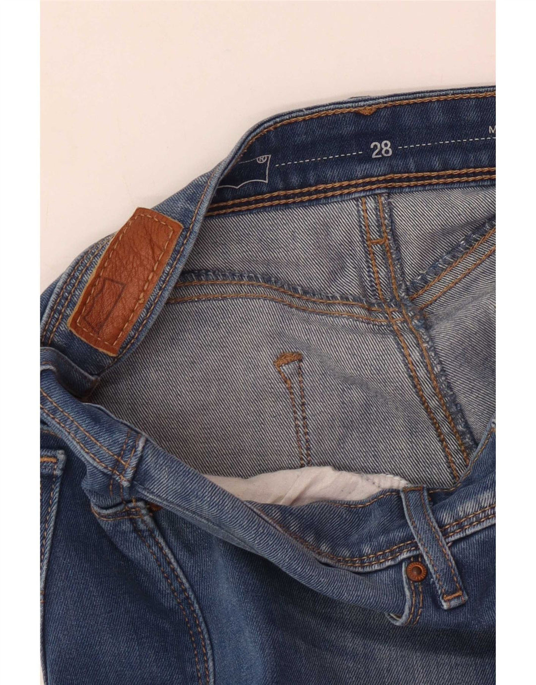 Levi's Womens Mid Rise Skinny Jeans W28 L30 Blue