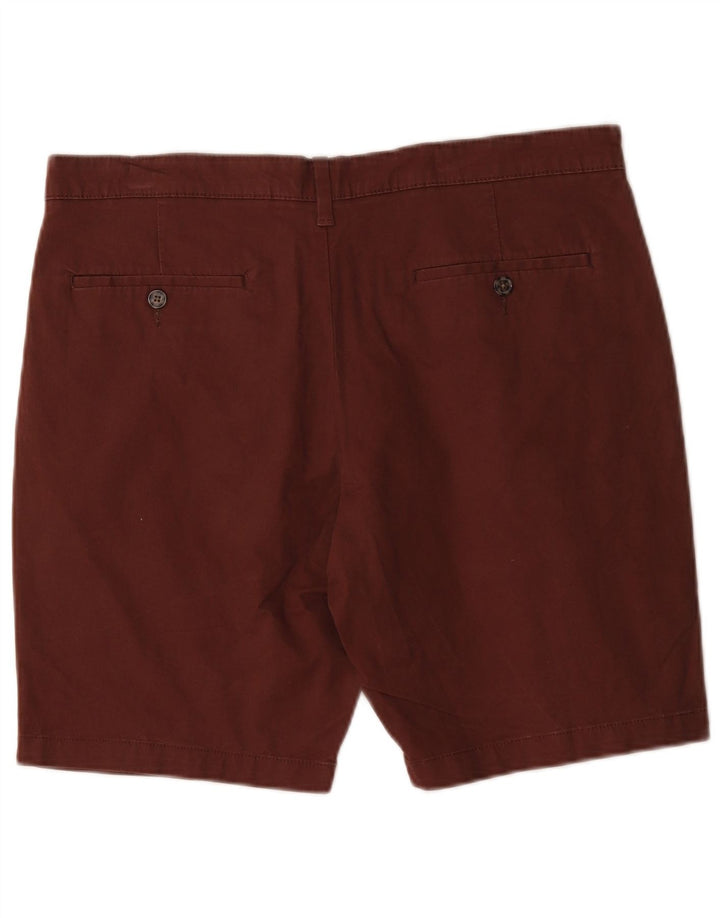 Marks & Spencer Mens Chino Shorts W36 Large Brown Cotton