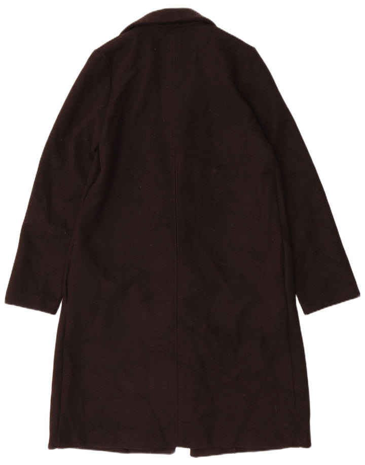 Zara Womens Overcoat UK 10 Small Black