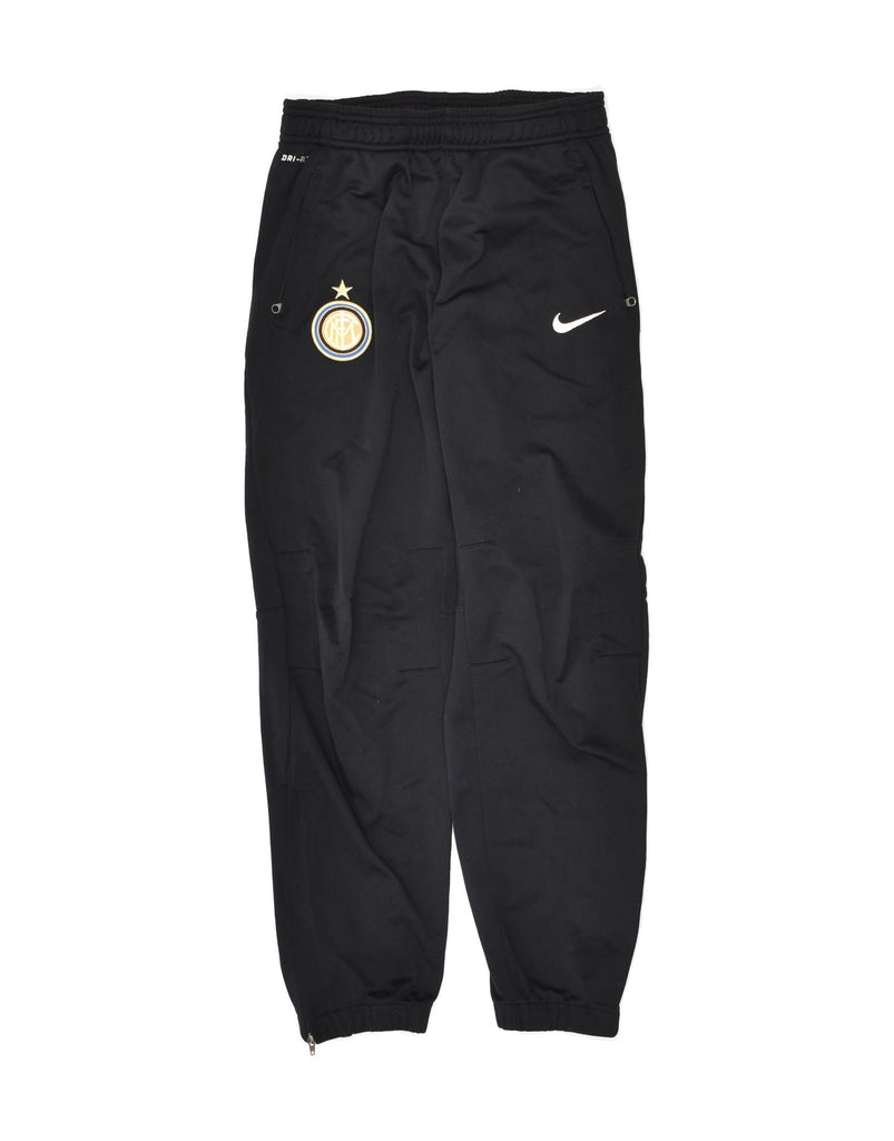 NIKE Boys Graphic Tracksuit Trousers Joggers 10-11 Years Medium Black | Vintage Nike | Thrift | Second-Hand Nike | Used Clothing | Messina Hembry 