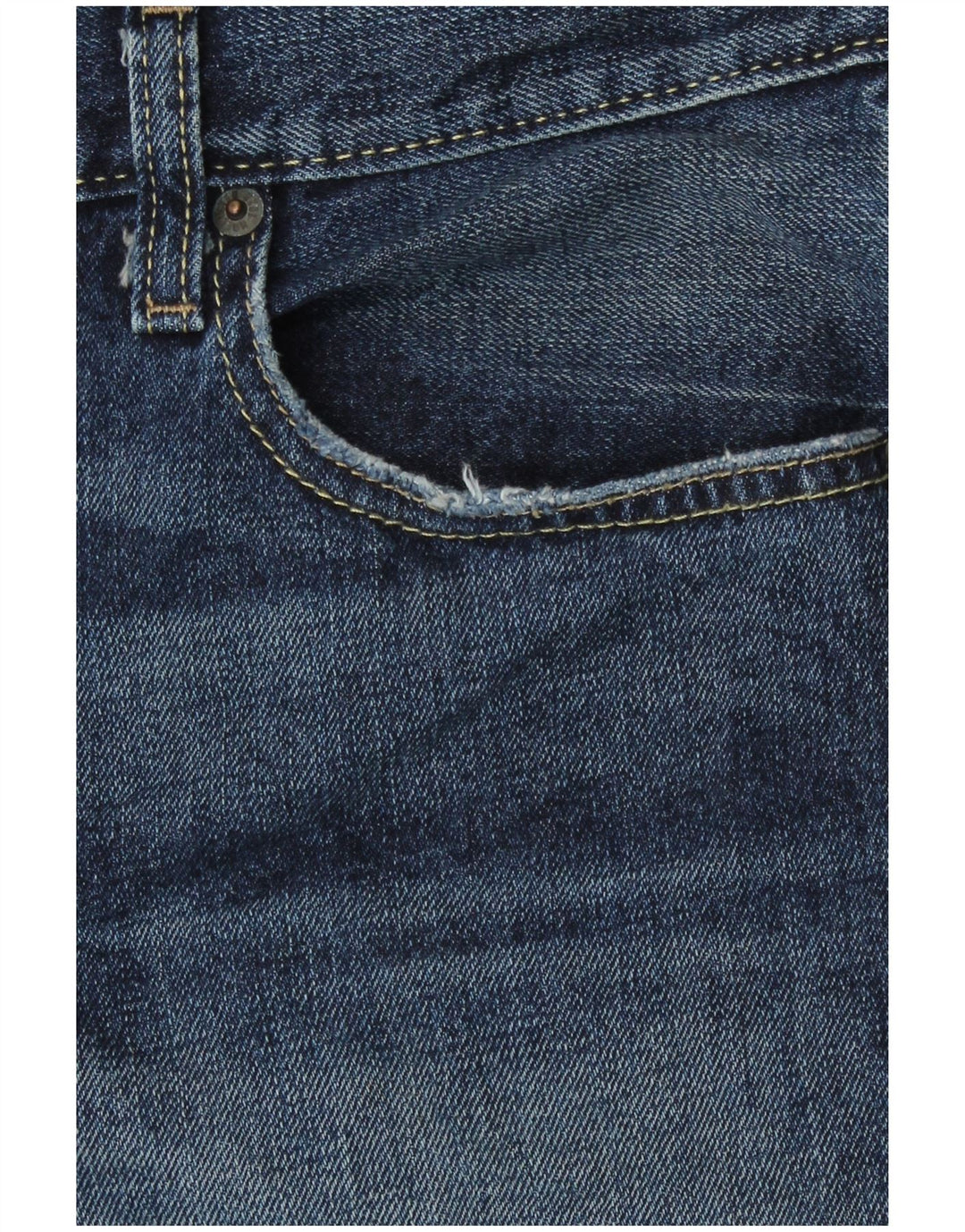 Hollister Mens Bootcut Jeans W38 L30 Navy Blue Cotton