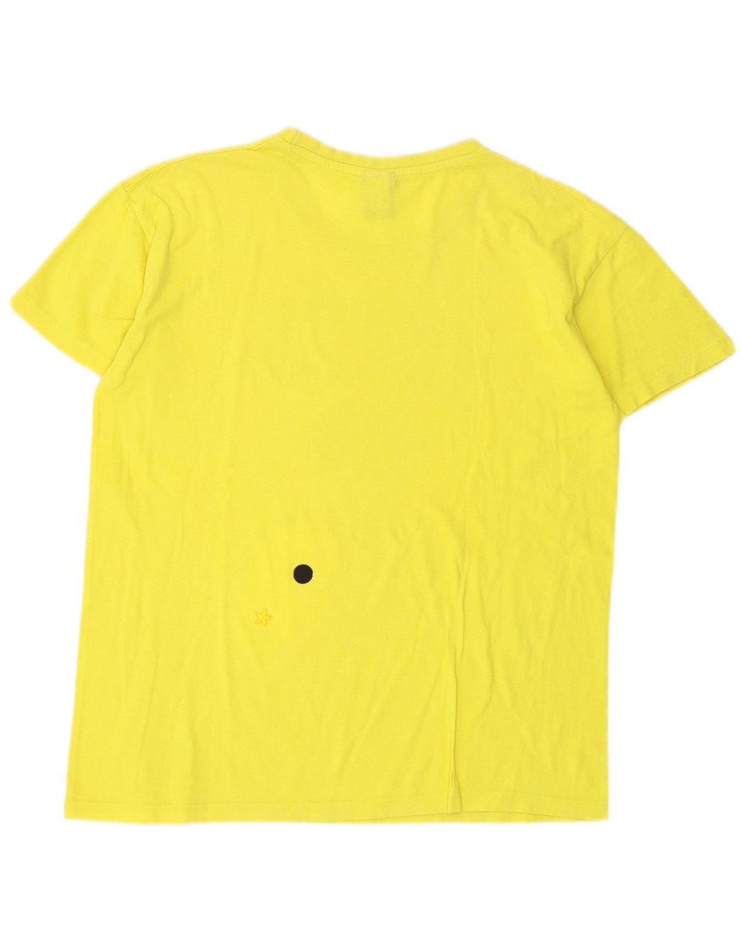 Errea Mens Graphic T-Shirt Top XS Yellow Cotton