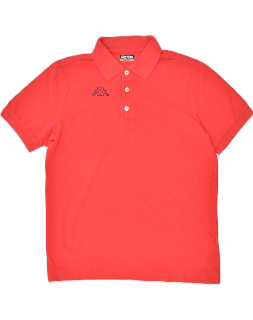 KAPPA Mens Polo Shirt Medium Red Cotton | Vintage | Thrift | Second-Hand | Used Clothing | Messina Hembry 