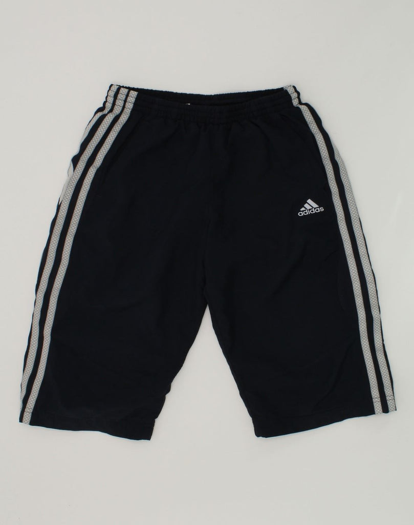 ADIDAS Boys Sport Shorts 9-10 Years Black Polyester | Vintage Adidas | Thrift | Second-Hand Adidas | Used Clothing | Messina Hembry 