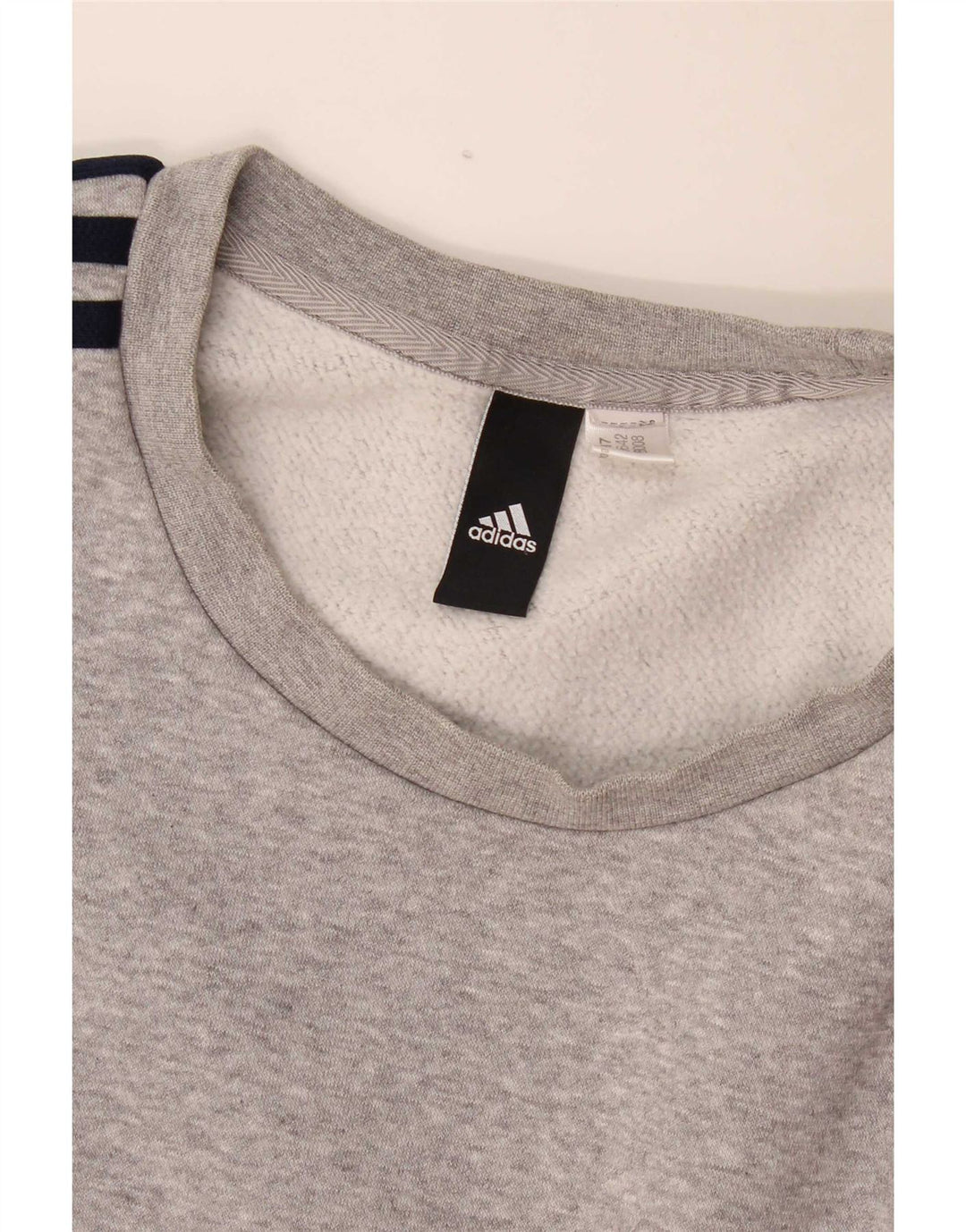 Adidas Mens Sweatshirt Jumper XL Grey Flecked