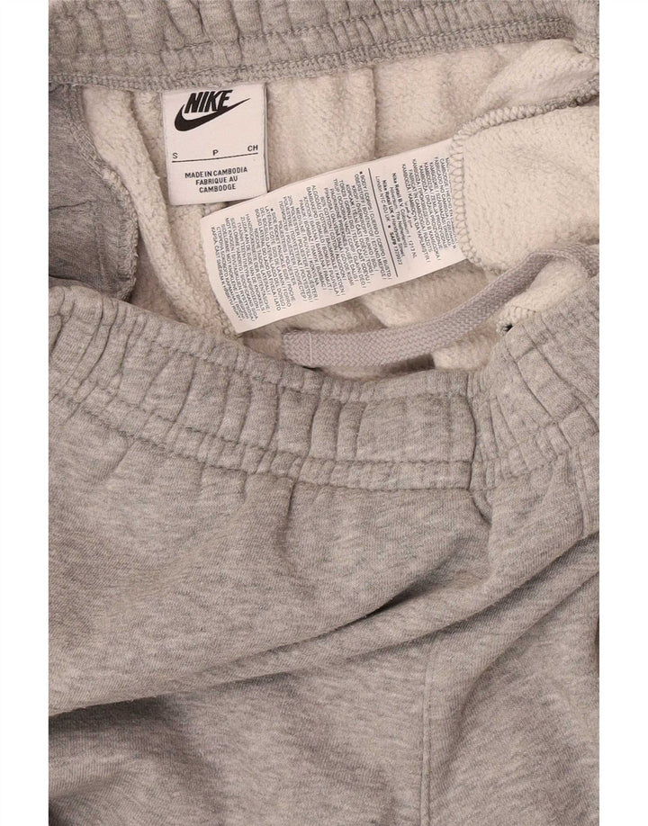 Nike Mens Tracksuit Trousers Joggers Small Grey Flecked Cotton