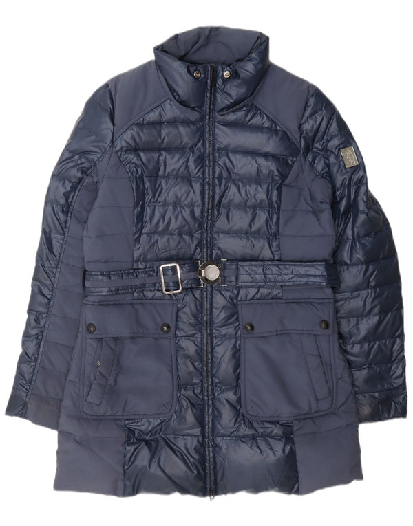 Refrigue Womens Padded Coat UK 14 Large Navy Blue Polyester
