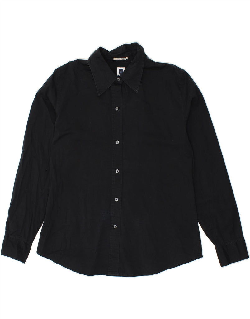 GAP Womens Shirt Medium Black Cotton | Vintage Gap | Thrift | Second-Hand Gap | Used Clothing | Messina Hembry 