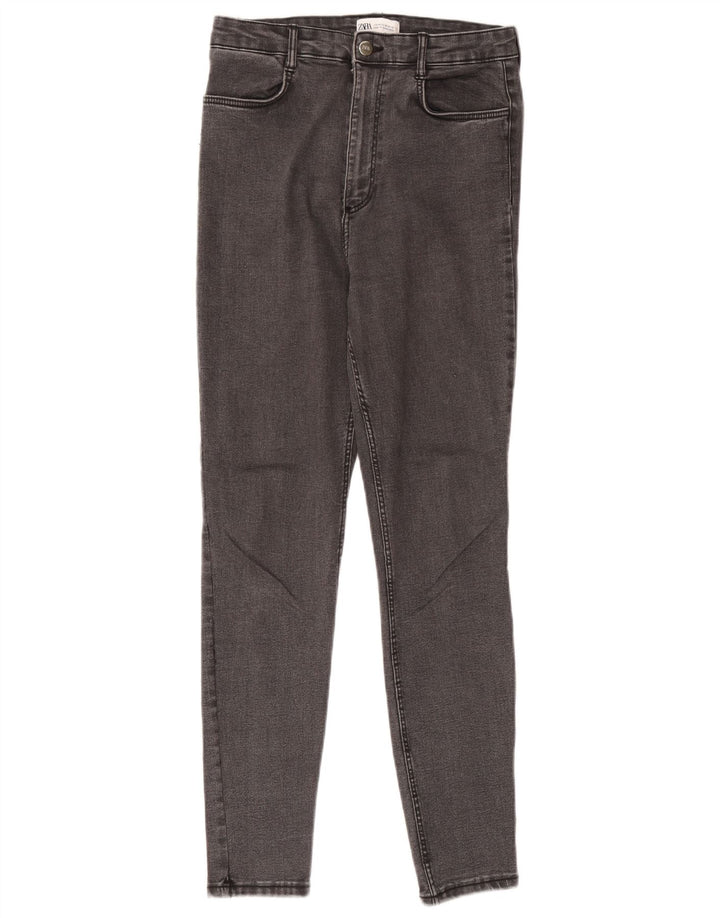 Zara Womens Skinny Jeans EU 42 Large W32 L30 Grey Cotton