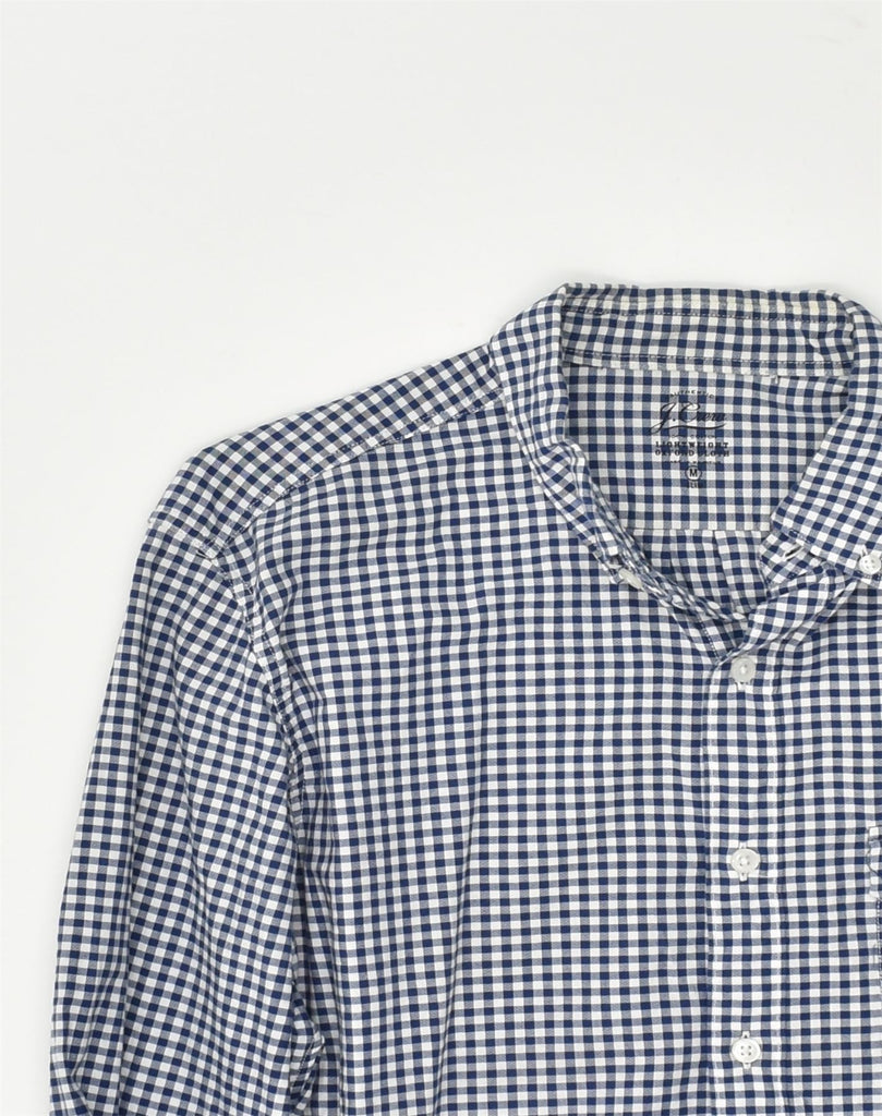 J. CREW Mens Shirt Medium Blue Gingham Cotton | Vintage J. Crew | Thrift | Second-Hand J. Crew | Used Clothing | Messina Hembry 