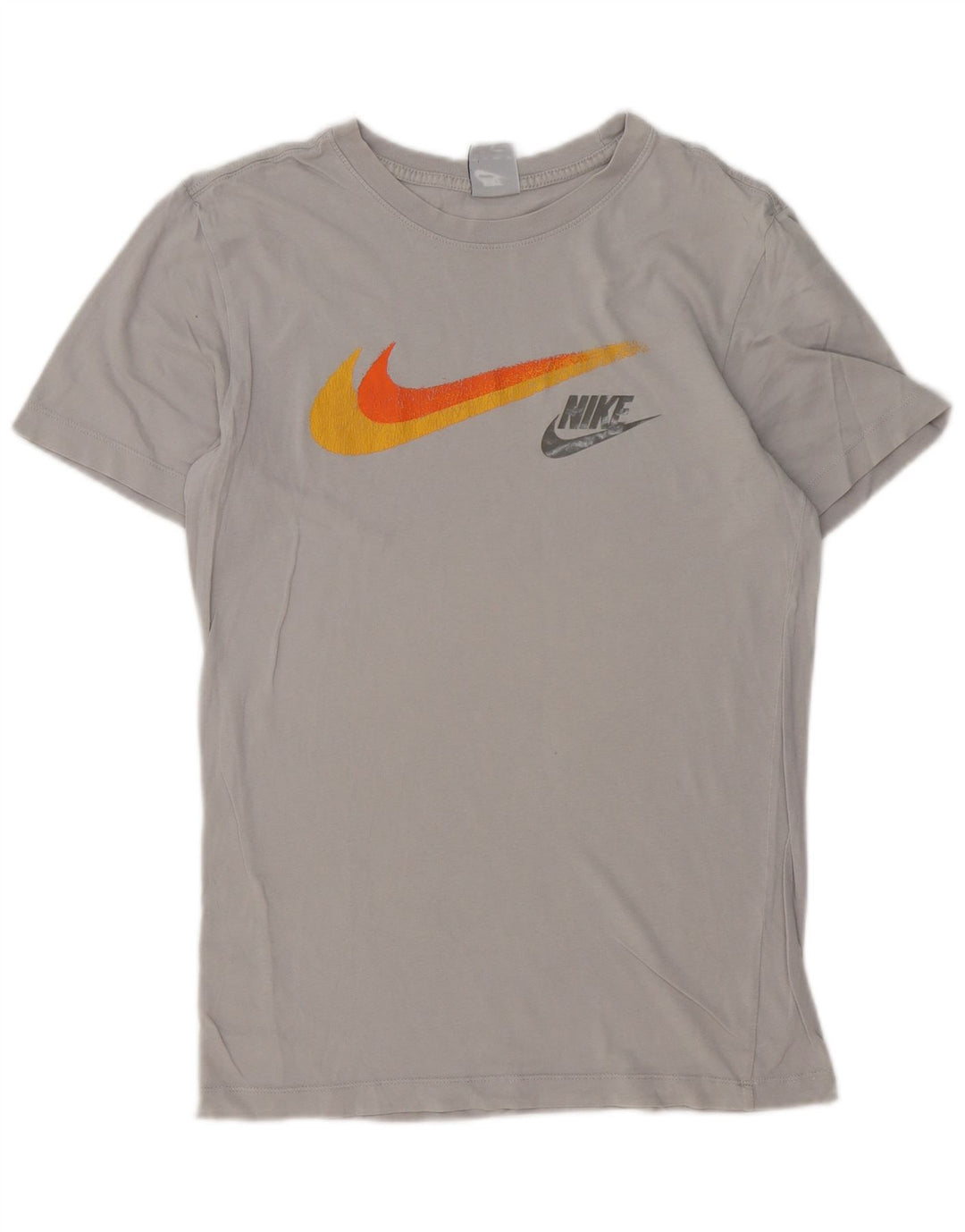 Nike Mens Graphic T-Shirt Top XS Grey Cotton