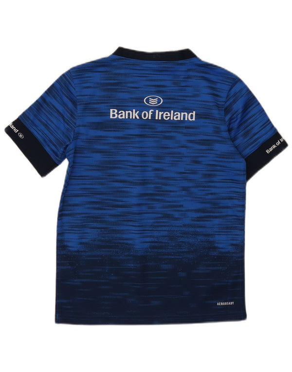 Adidas Boys Leinster Rugby Graphic T-Shirt Top 11-12 Years Blue Colourblock
