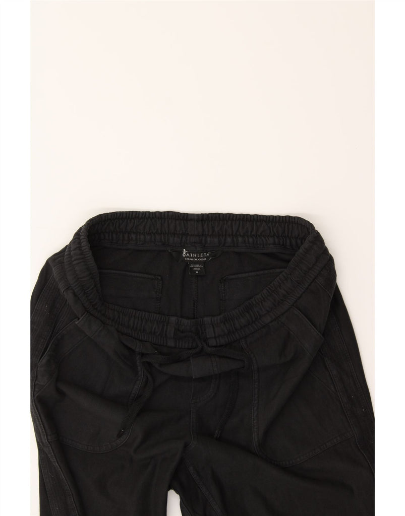 ATHLETA Womens Tracksuit Trousers Joggers US 6 Medium  Black Cotton Vintage Athleta and Second-Hand Athleta from Messina Hembry 