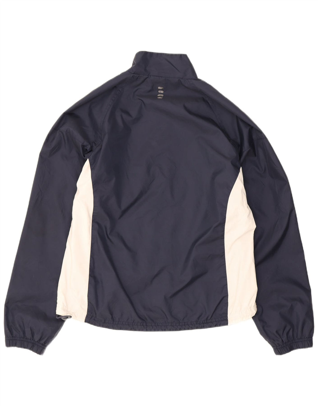 Fila Womens Tracksuit Top Jacket IT 44 Medium Navy Blue Colourblock