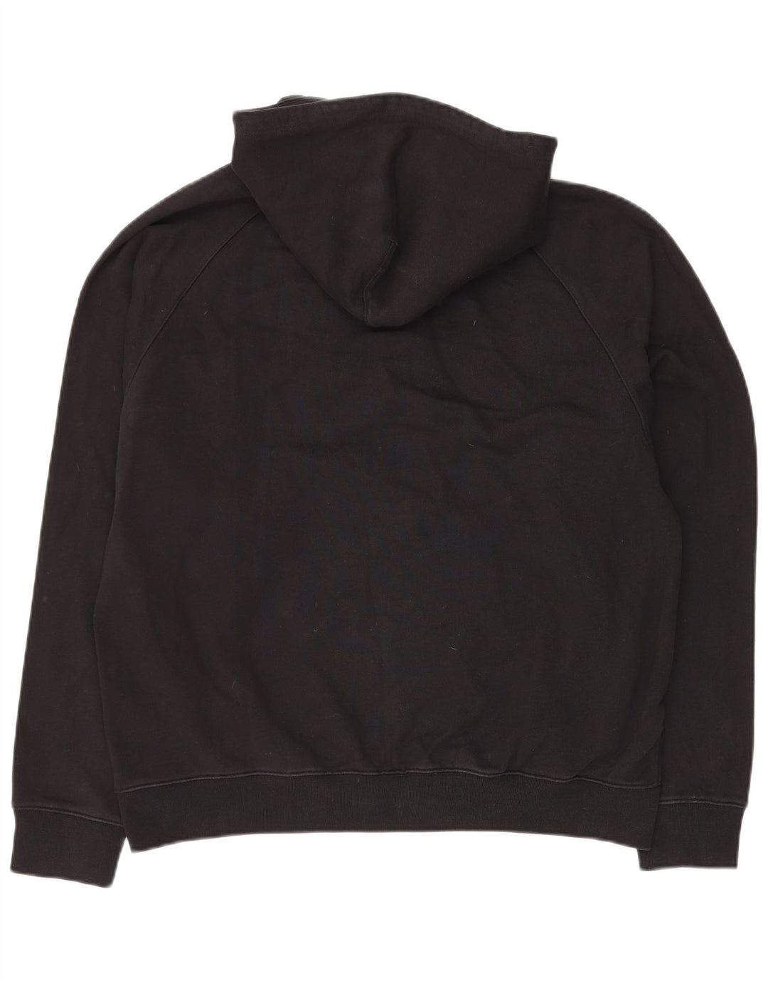 Nike Mens Graphic Zip Neck Hoodie Jumper Large Black Colourblock