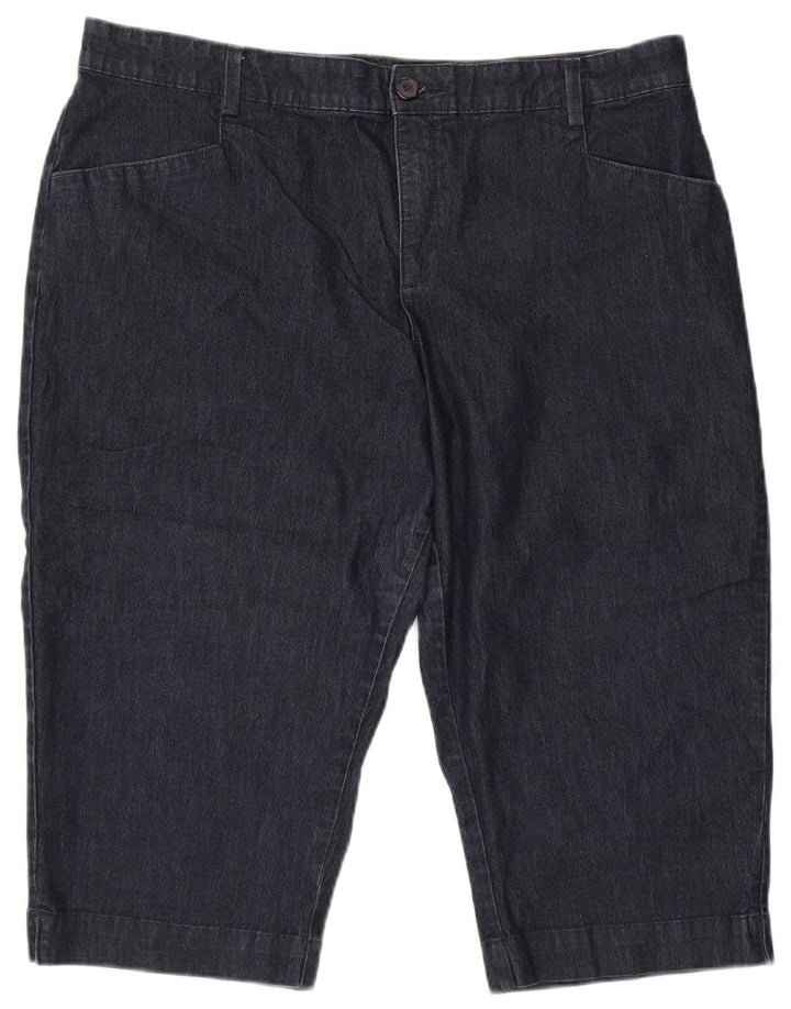 LEE Womens Denim Bermuda Shorts US 20 3XL W40 Blue Cotton