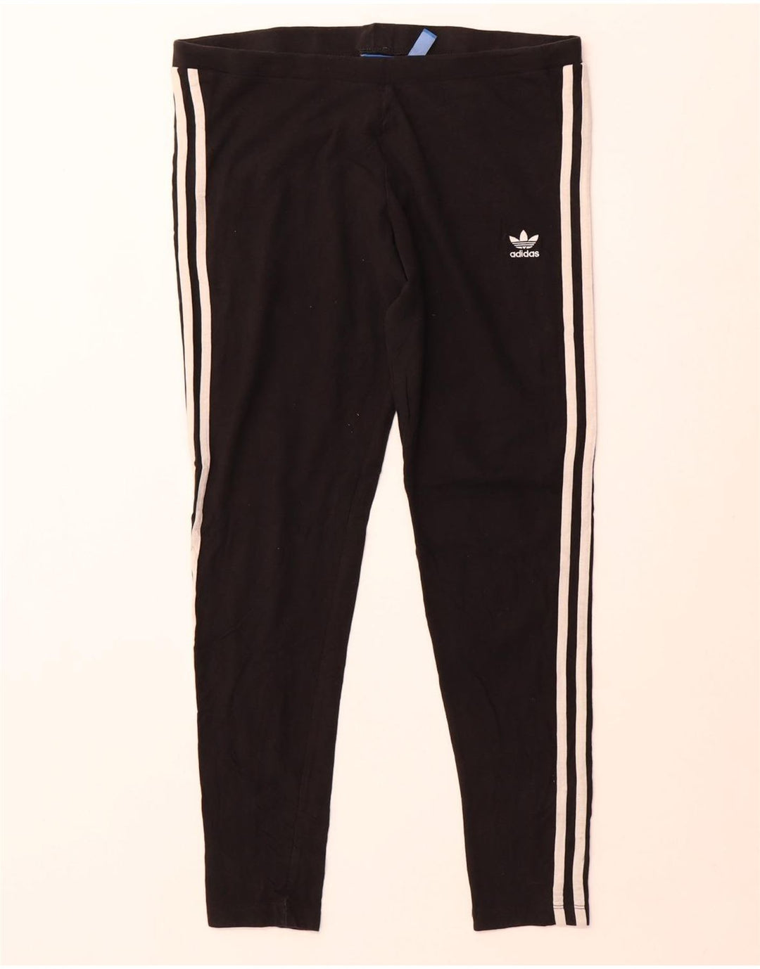 Adidas Womens Leggings UK 18 XL  Black Cotton