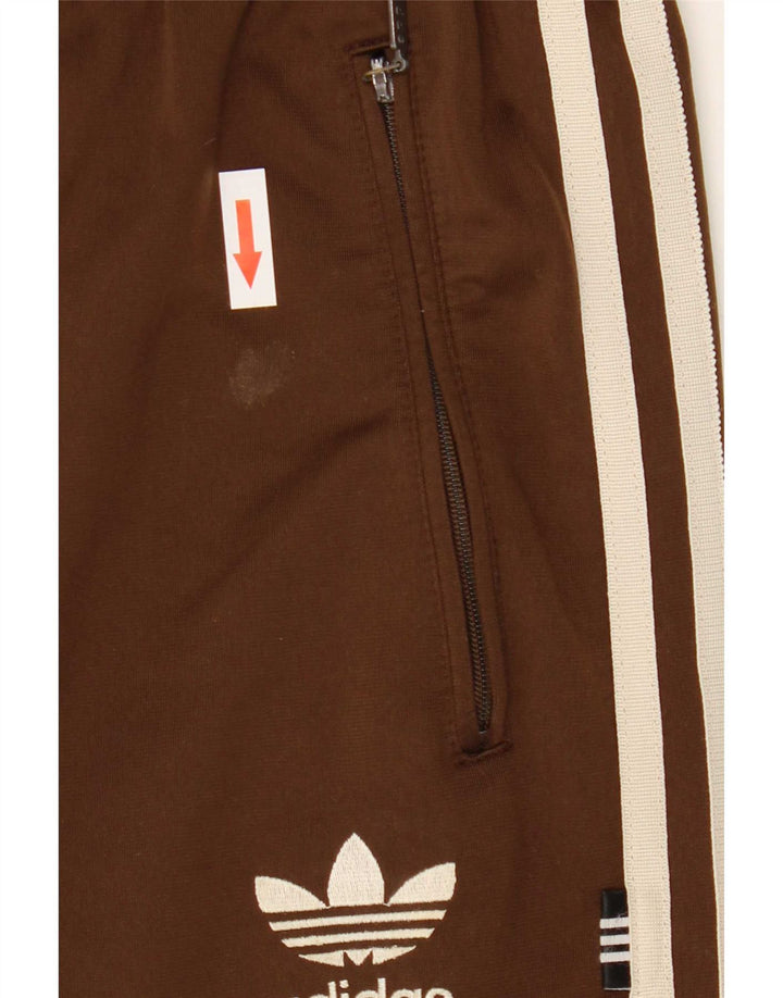 Adidas Mens Tracksuit Trousers Joggers UK 38/40 Medium  Brown Polyester