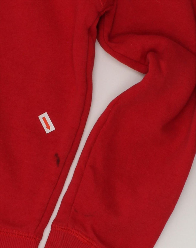 CHAMPION Boys Hooded Hoodie Jumper 12-13 Years Medium Red Cotton | Vintage Champion | Thrift | Second-Hand Champion | Used Clothing | Messina Hembry 