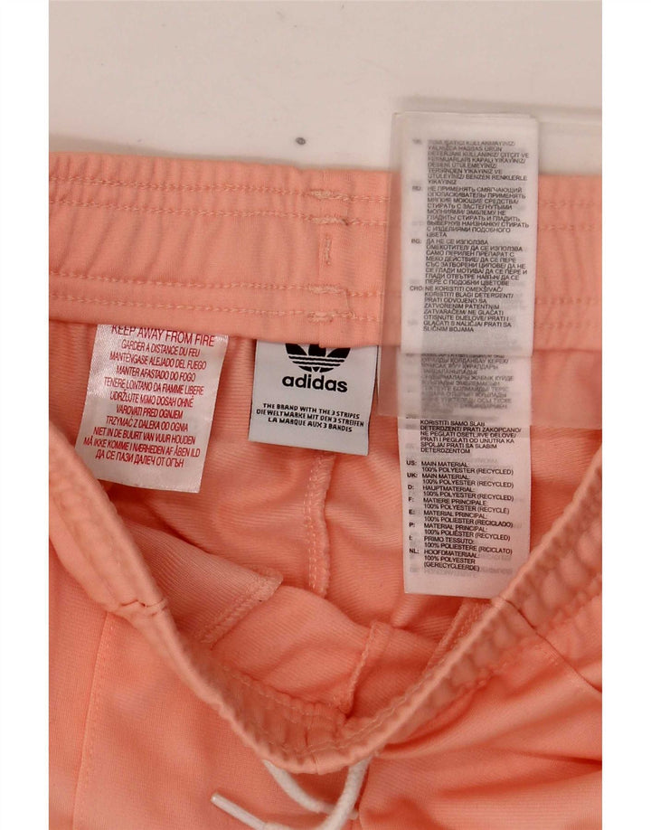 Adidas Girls Tracksuit Trousers 11-12 Years Pink Polyester