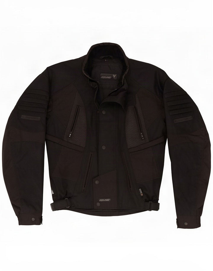 Frank Thomas Mens Motorstyle Racer Jacket UK 40 Large Black Colourblock