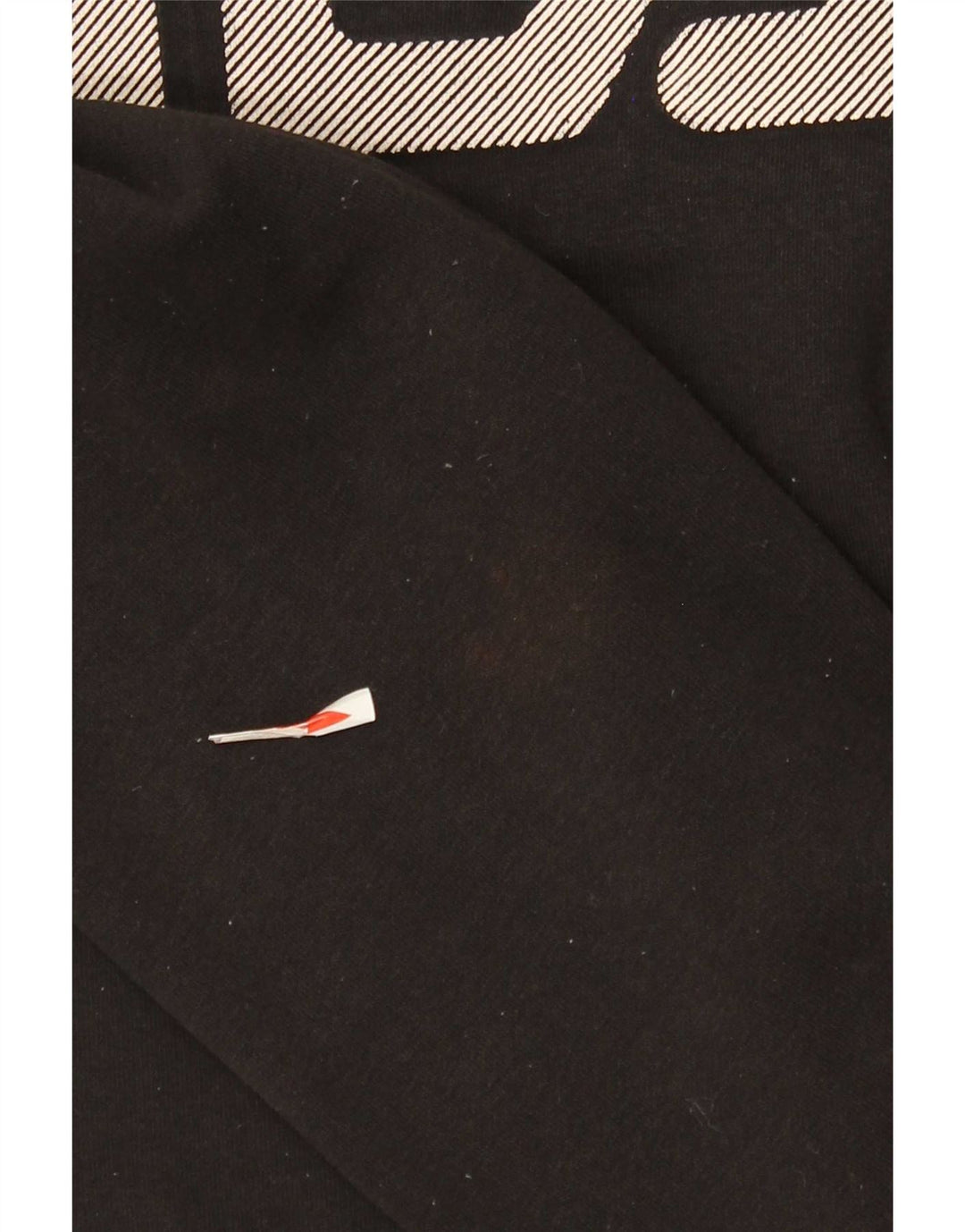 Fila Mens Graphic Sweatshirt Jumper Medium Black Cotton