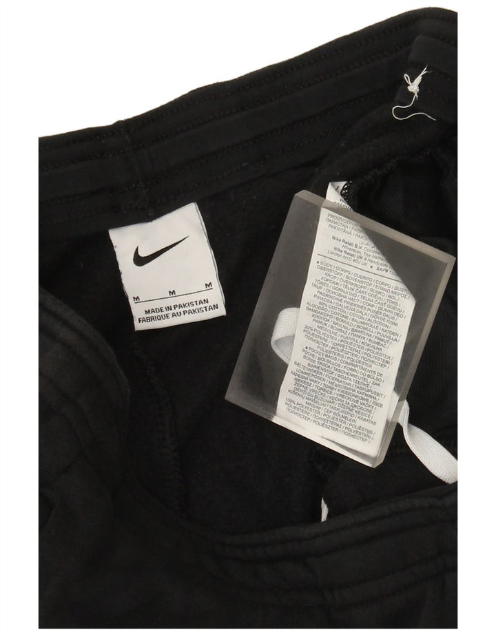 Nike Womens Tracksuit Trousers Joggers UK 12 Medium Black Cotton