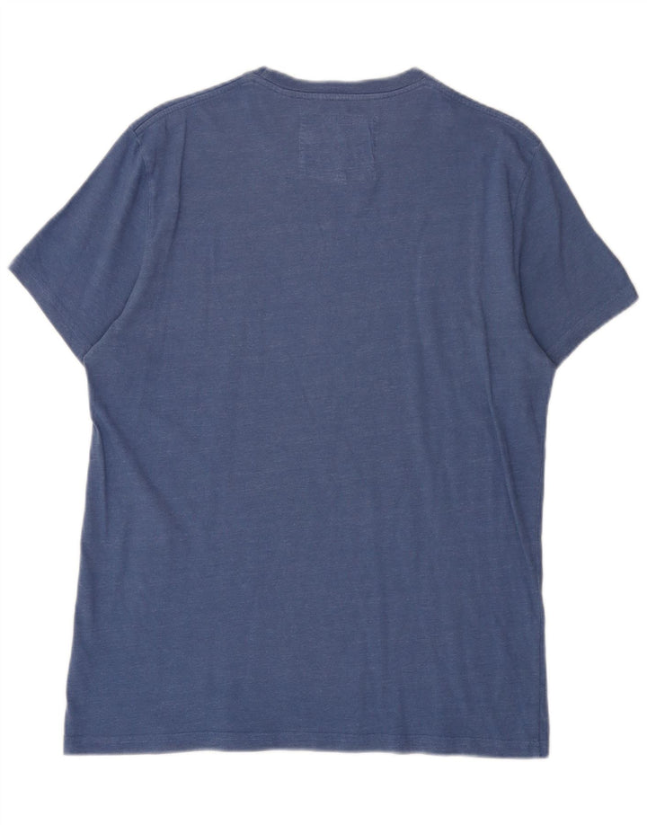 Jack Wills Mens Graphic T-Shirt Top Medium Blue Cotton
