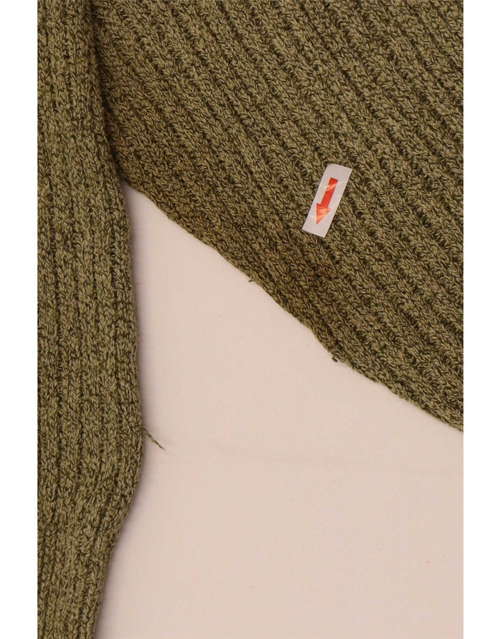 Marlboro Classics Mens Boat Neck Jumper Sweater Large Green Cotton