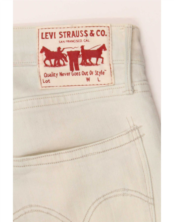 Levi's Womens Straight Jeans W30 L27 White