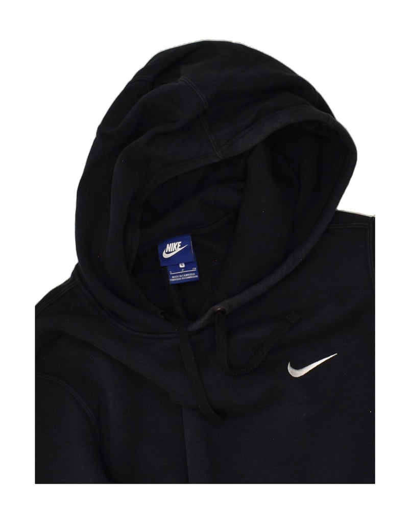 NIKE Mens Hoodie Jumper Small Black Cotton | Vintage Nike | Thrift | Second-Hand Nike | Used Clothing | Messina Hembry 