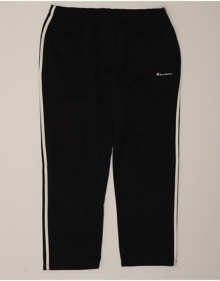 Champion Mens Tracksuit Trousers XL  Black Cotton