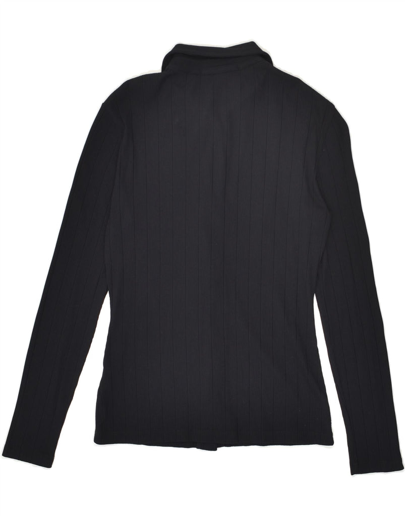 MARELLA Womens Shirt UK 12 Medium Black | Vintage Marella | Thrift | Second-Hand Marella | Used Clothing | Messina Hembry 