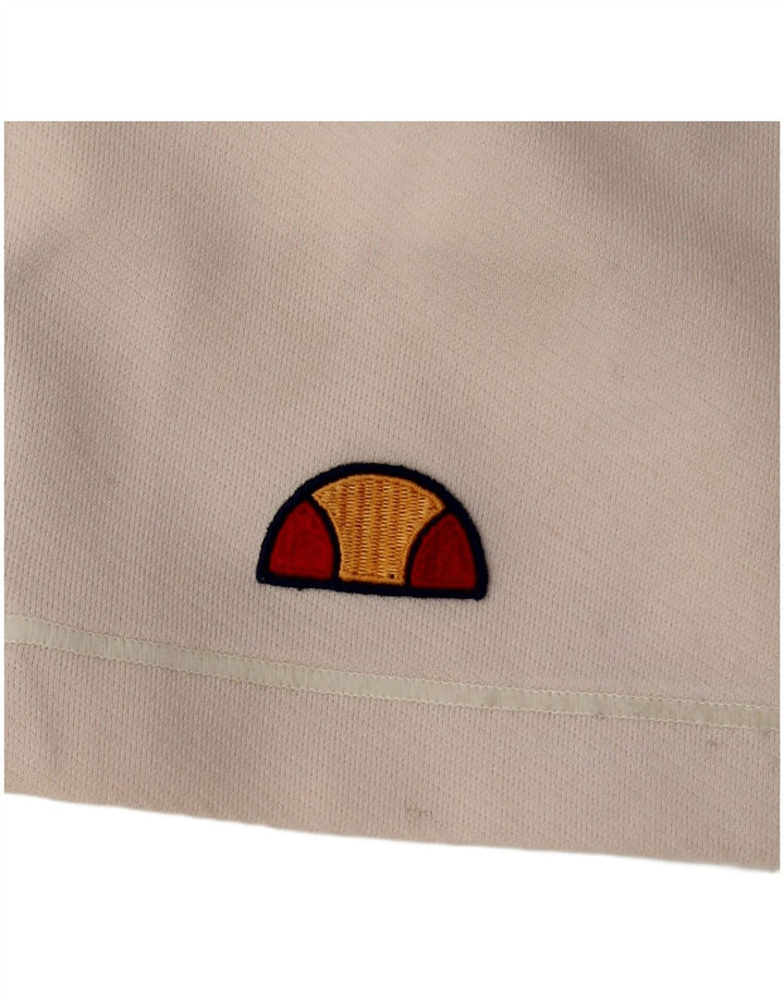 ELLESSE Womens Chino Shorts W30 Medium Off White