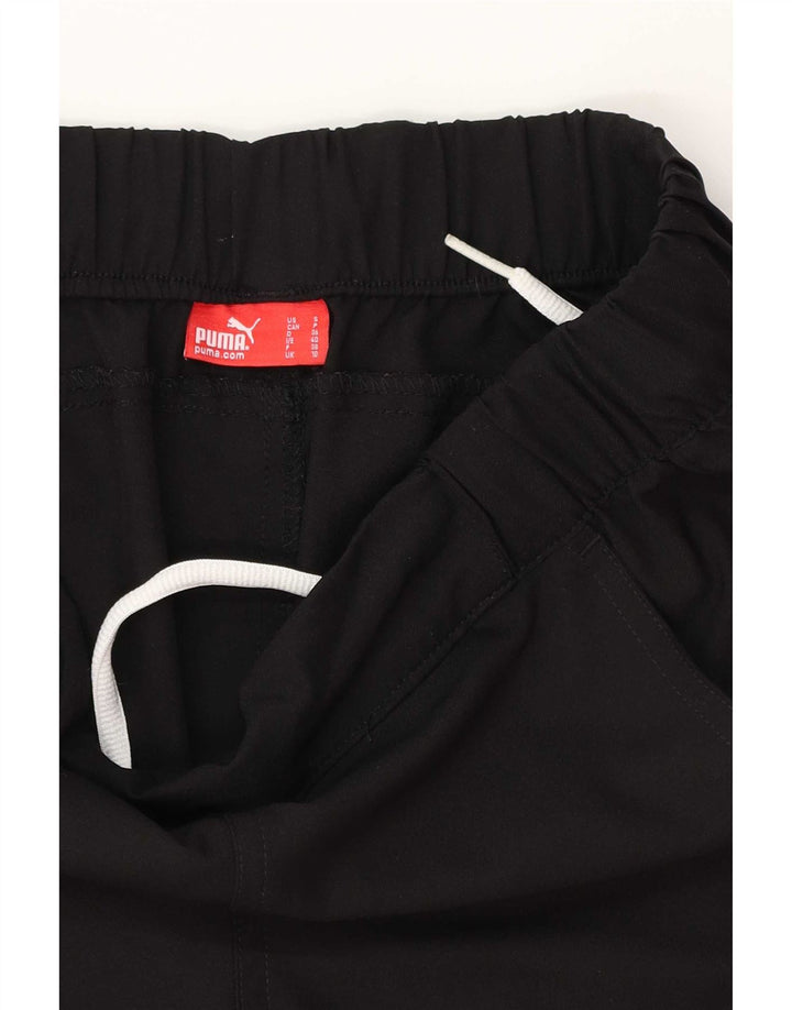 Puma Womens Capri Tracksuit Trousers UK 10 Small  Black