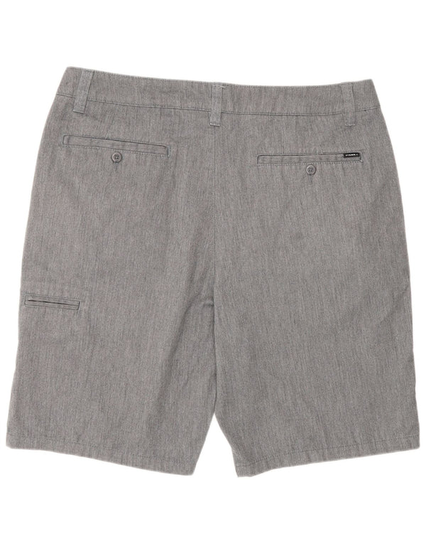 O'Neill Mens Relaxed Fit Cargo Shorts W36 Large Grey Polyester