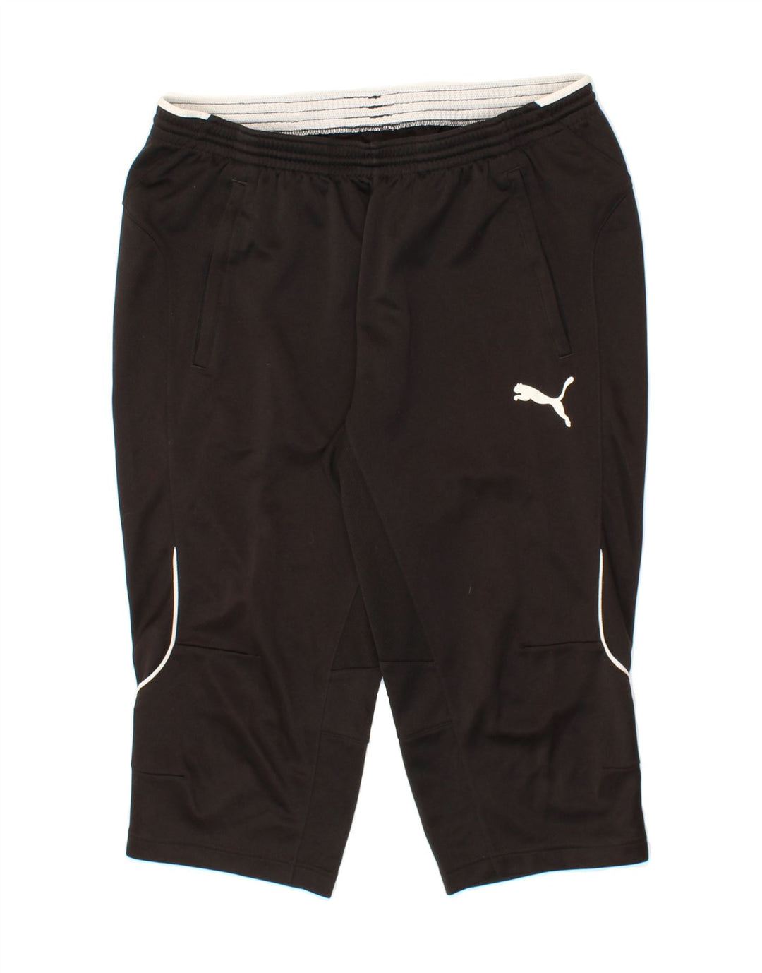 PUMA Mens Bermuda Sport Shorts Large Black Polyester Vintage Puma and Second-Hand Puma from Messina Hembry 