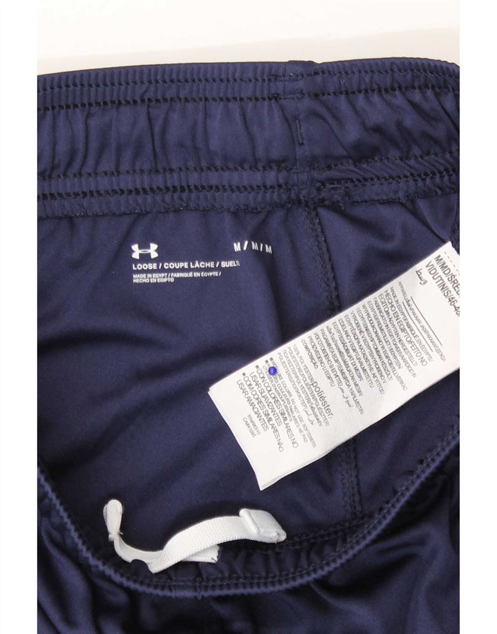Under Armour Mens Sport Shorts Medium Navy Blue Polyester