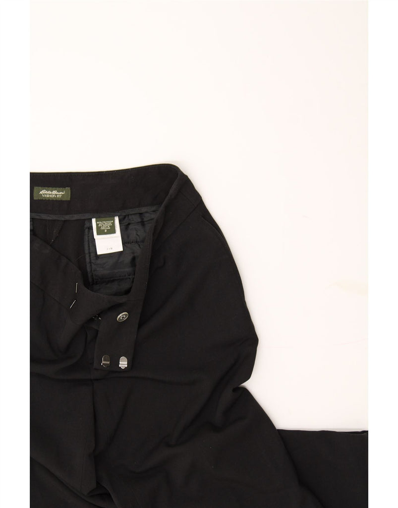 EDDIE BAUER Womens Vashon Fit Straight Suit Trousers US 2 XS W25 L28 Black Vintage Eddie Bauer and Second-Hand Eddie Bauer from Messina Hembry 