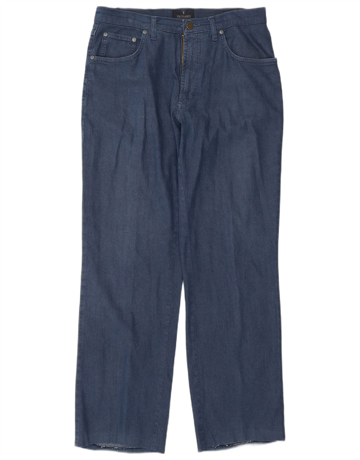 TRUSSARDI Mens Straight Jeans W32 L32 Blue