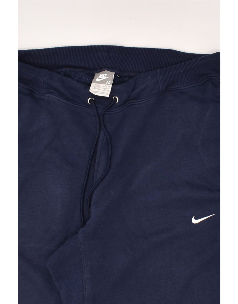 NIKE Womens Tracksuit Trousers UK 14 Medium Navy Blue | Vintage Nike | Thrift | Second-Hand Nike | Used Clothing | Messina Hembry 