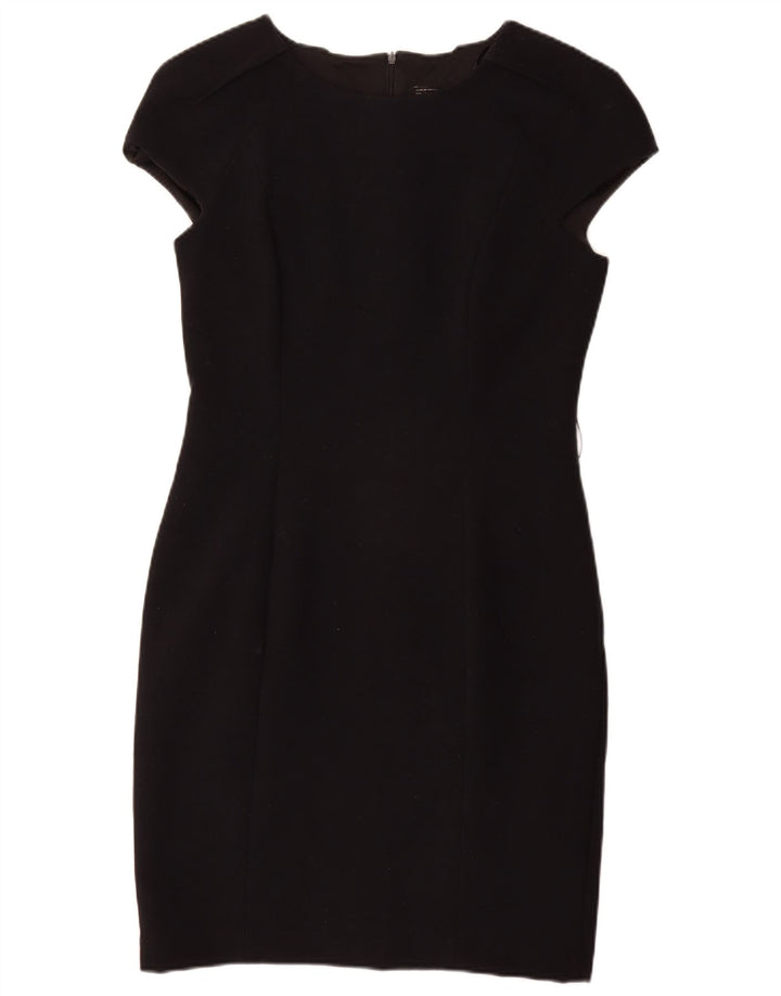 Zara Womens Bodycon Dress UK 18 XL Black Polyester