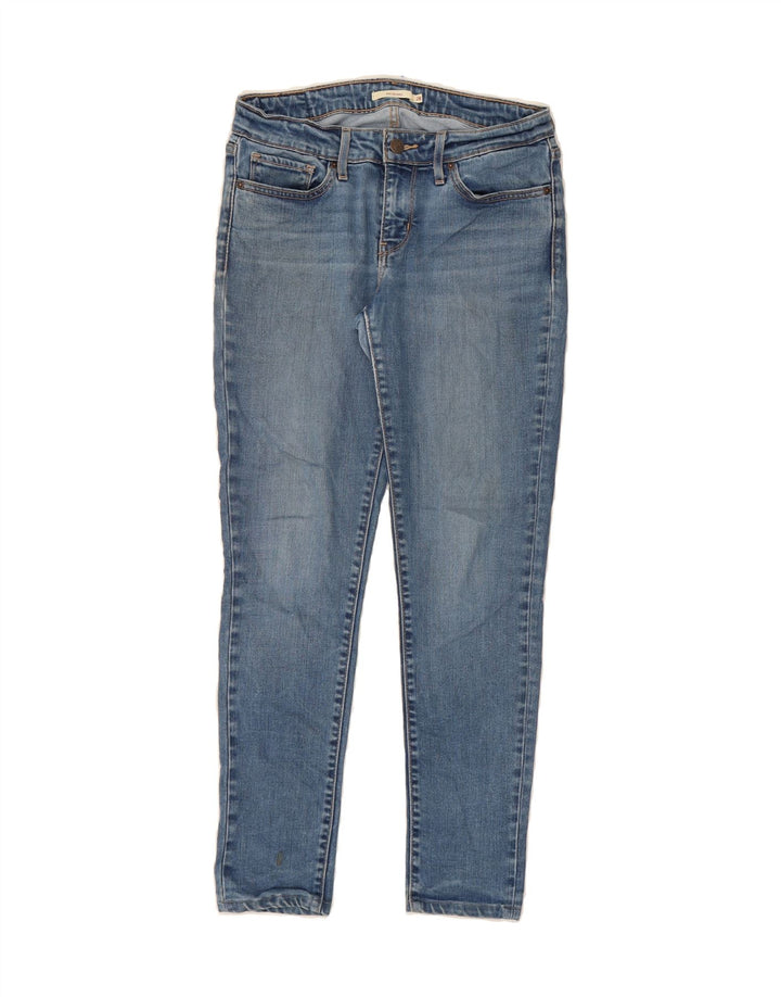 LEVI'S Womens 711 Skinny Jeans W28 L28 Blue Lyocell Vintage Levi's and Second-Hand Levi's from Messina Hembry 