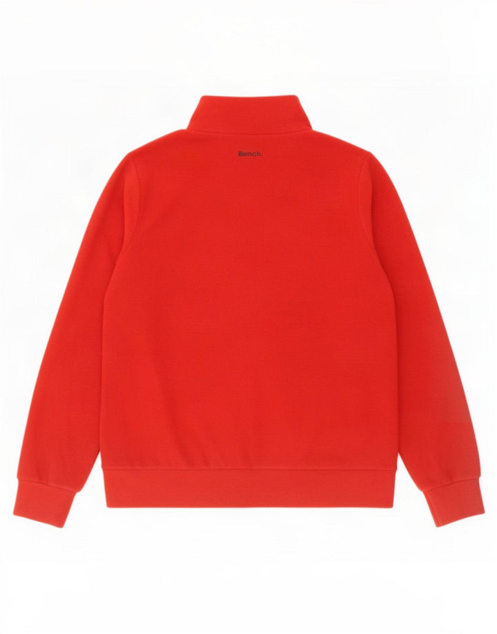 Bench Boys Graphic Fleece Jacket 13-14 Years Red Polyester