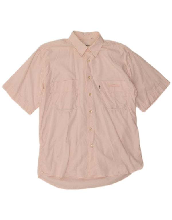 Levi's Mens Short Sleeve Shirt Medium Pink