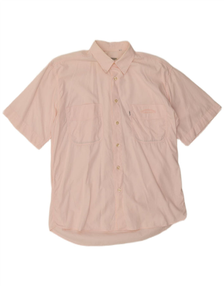 Levi's Mens Short Sleeve Shirt Medium Pink