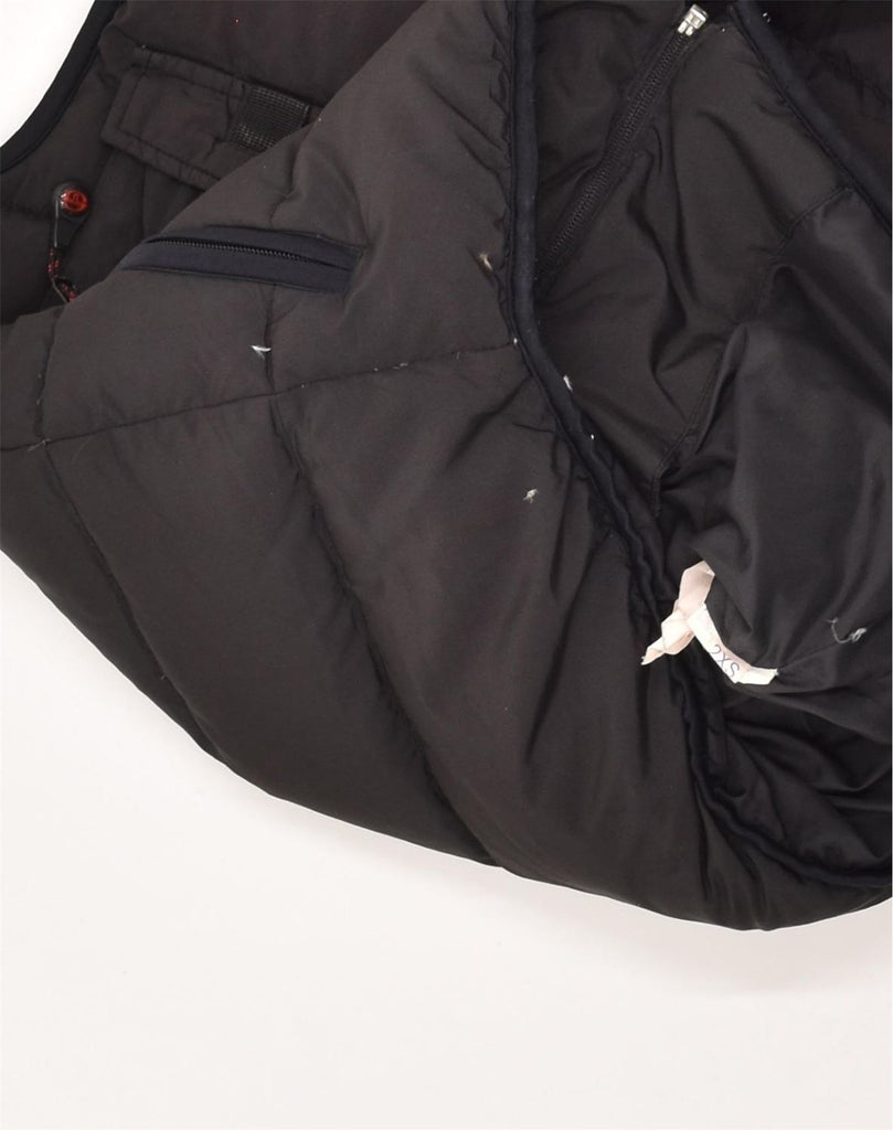 SERGIO TACCHINI Mens Padded Gilet UK 32 2XS Black Polyester | Vintage Sergio Tacchini | Thrift | Second-Hand Sergio Tacchini | Used Clothing | Messina Hembry 